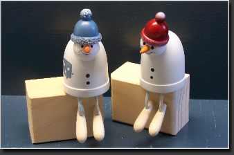 Flaschengeist-Schneemann