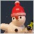 schneemann rote Mtze
