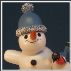 schneemann mtze blau