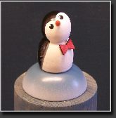 Tischkartenhalter Pinguin